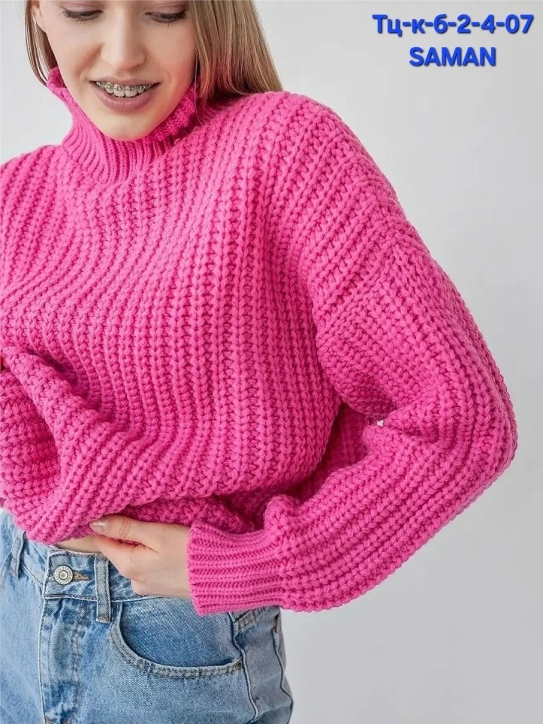 красный длинный свитер,свитер вязаный оверсайз с горлом объемный zamira,красный свитер крупной вязки женский,свитер вязаный оверсайз с горлом объемный,свитер оверсайз