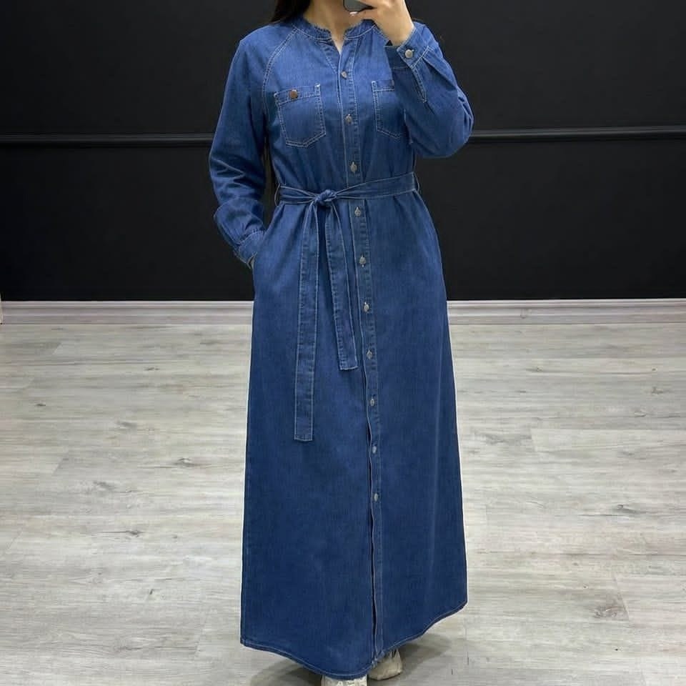 платье джинсовое длинное,стильное джинсовое платье,джинсовая платье