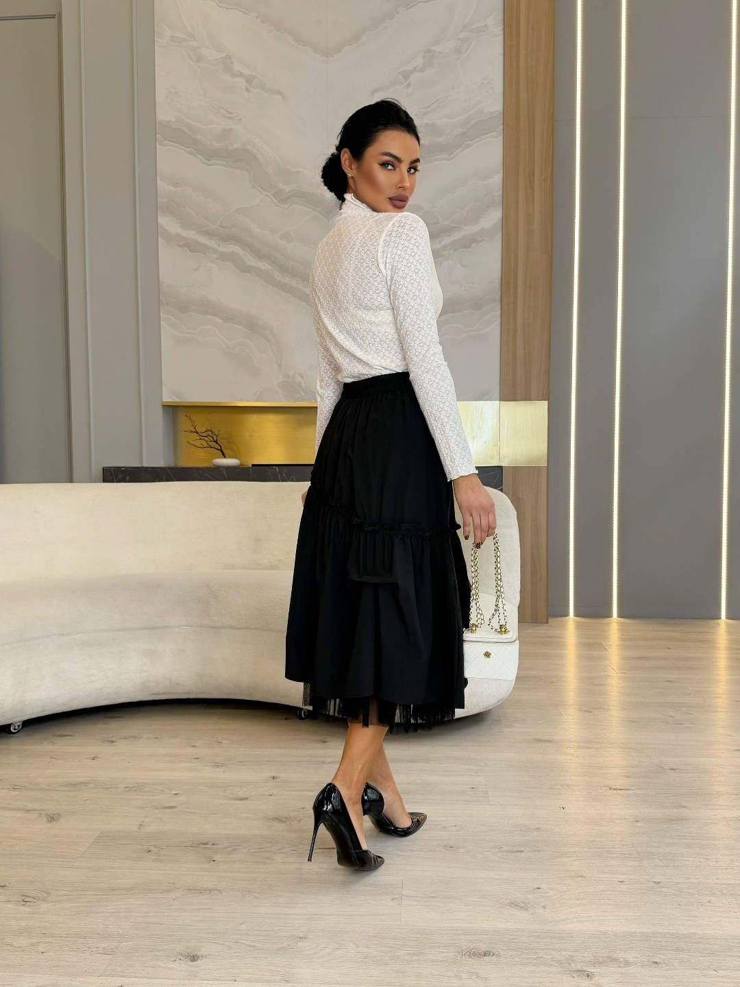 юбка,юбка из фатина,юбка миди,юбка пышная,кружевная юбка