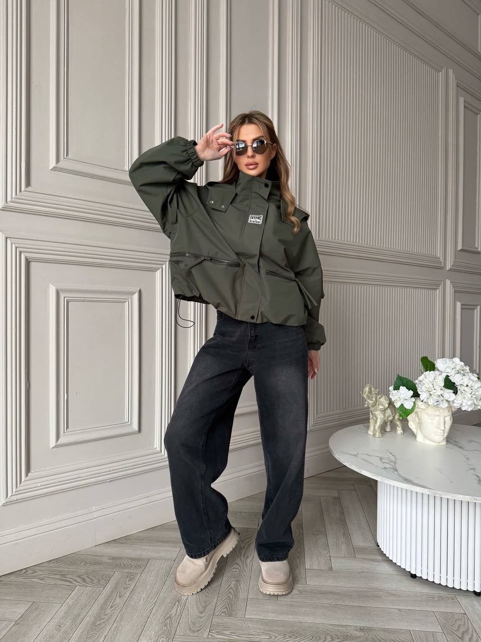 бомбер утепленный с капюшоном оверсайз sondi,куртка,женская куртка,ветровка оверсайз,ветровка с капюшоном оверсайз