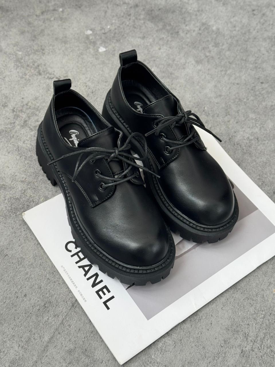 полуботинки женские,,женские лоферы на шнурках,полуботинки на платформе,полуботинки черные женские