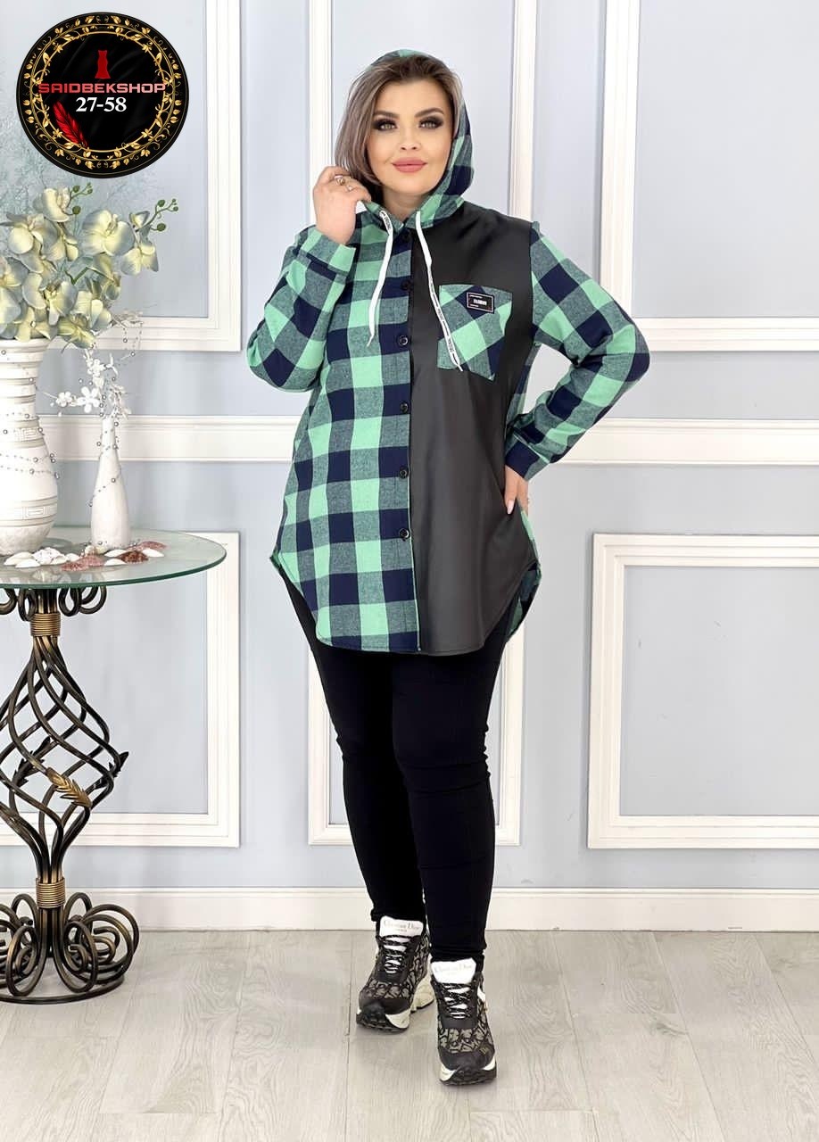 рубашка туника женская,рубашка туника,туники белоруссия,рубашка теплая в клетку удлиненная,женские блузки и рубашки