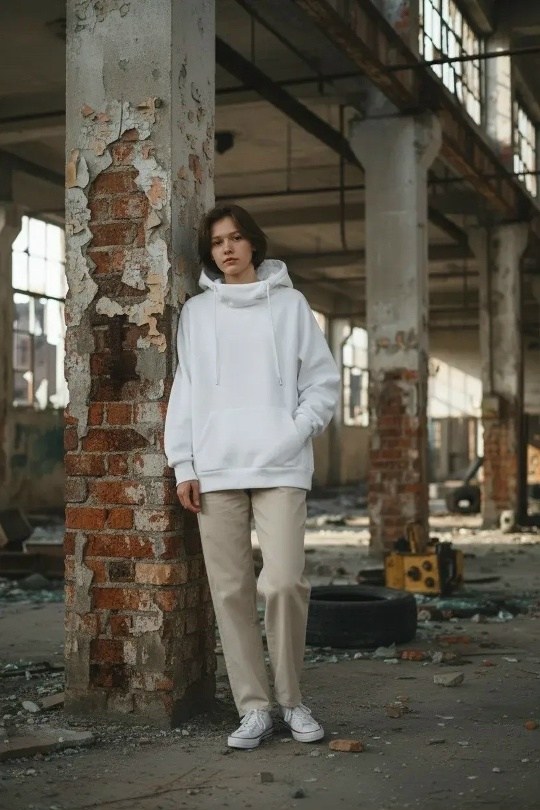 худи унисекс оверсайз easy street молочно-белое,худи оверсайз унисекс outshine белое,толстовка оверсайз,худи белое,худи оверсайз