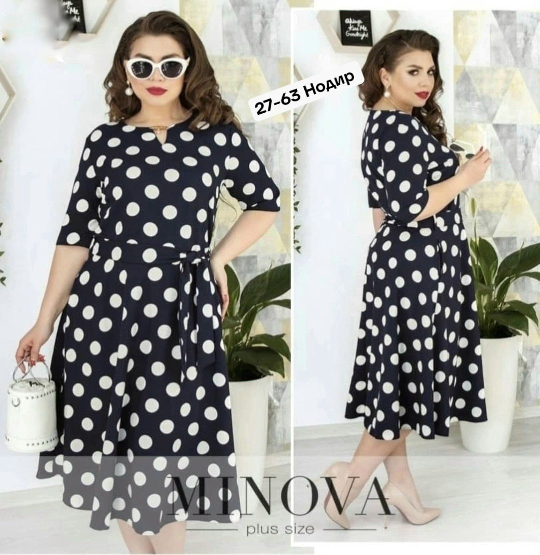 женское платье в горох,платье женское,платье,платье большие размеры,платье женское больших размеров