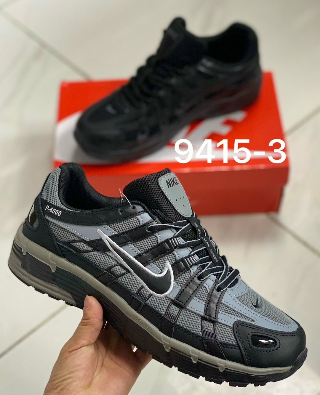 кроссовки nike p-6000 anthracite "smoke grey",кроссовки nike p-6000,кроссовки мужские p-6000 с низким верхом черный серый nike,кроссовки nike,кроссовки nike p-6000 premium anthracite smoke grey
