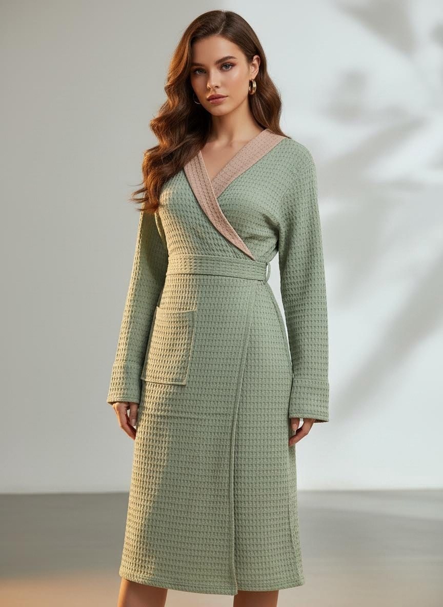 халат вафельный,халат вафельный женский,халат женский,кардиган вязаное,халат для дома