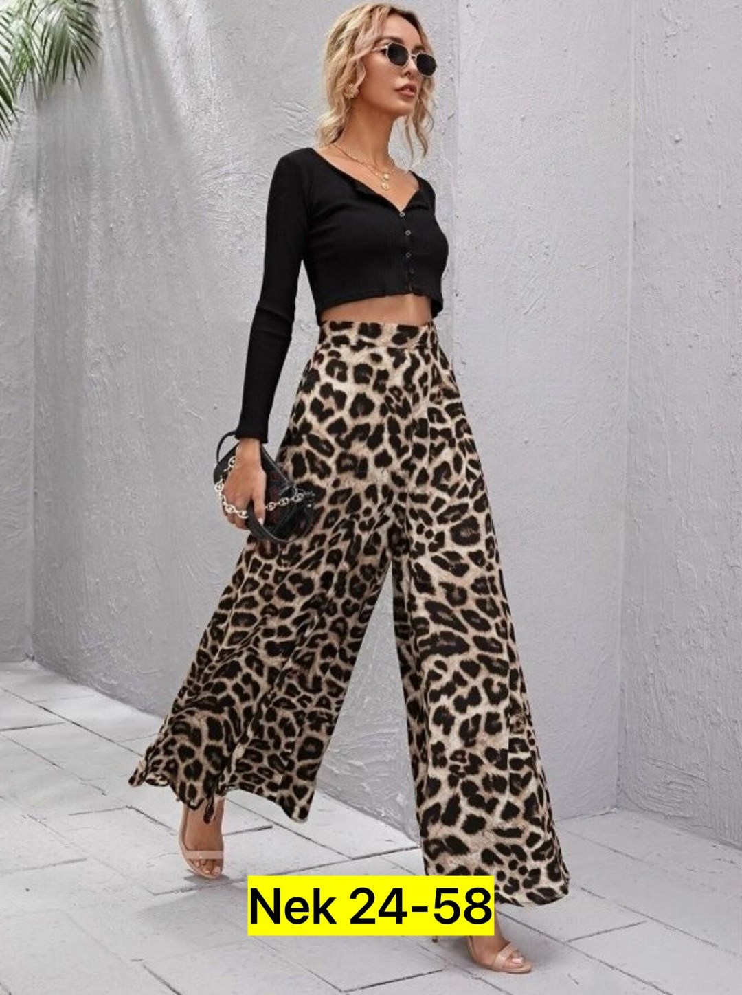 леопардовые брюки палаццо,элегантные брюки,широкие брюки с леопардовым принтом,брюки chicever женские с леопардовым принтом,леопардовые брюки