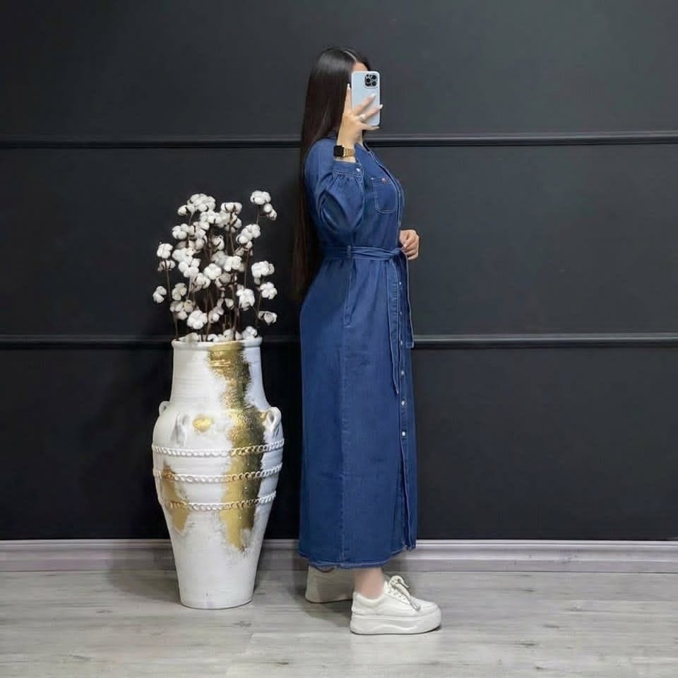 платье джинсовое длинное,стильное джинсовое платье,джинсовая платье