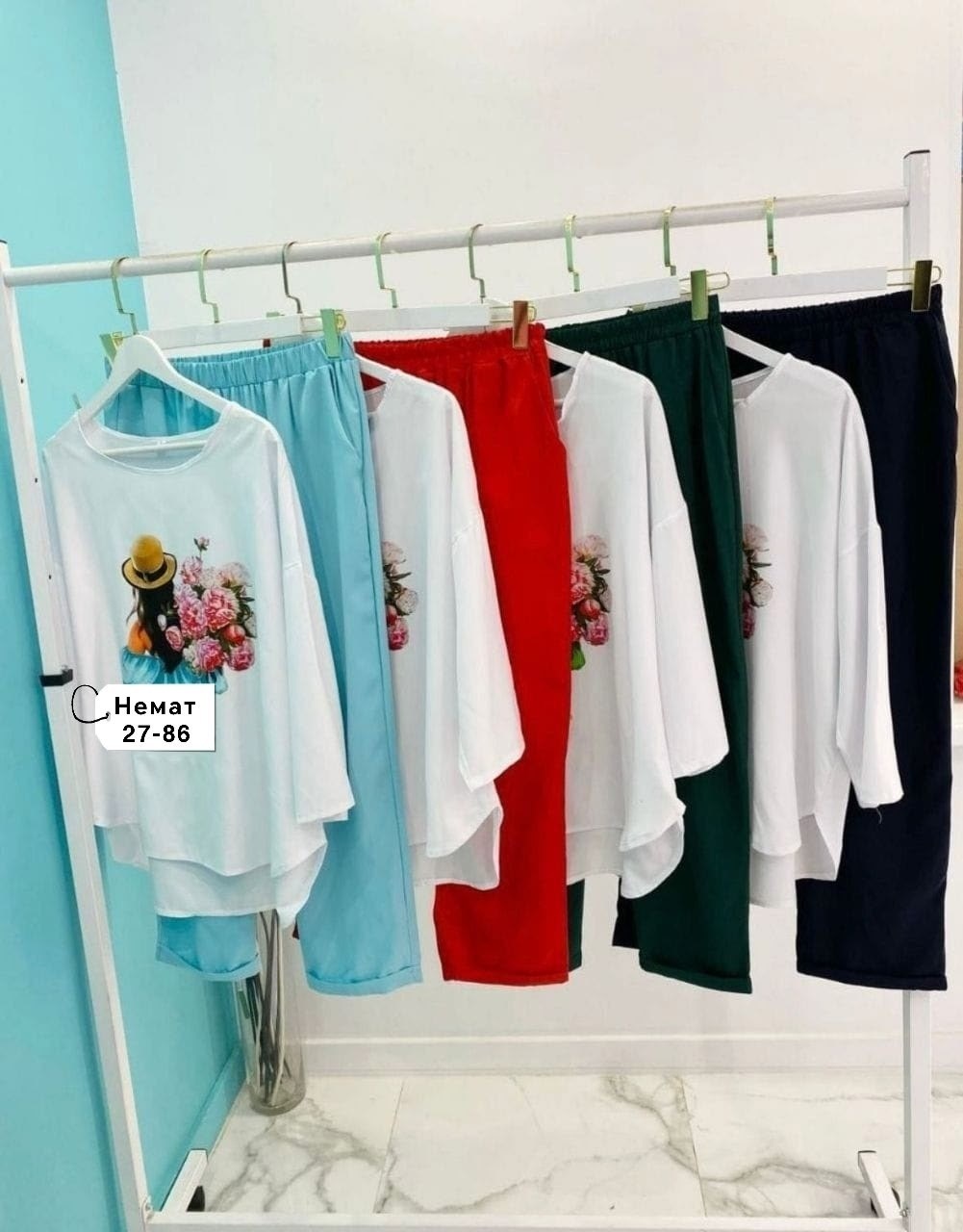 женский костюм свободного кроя,костюм свободного кроя,,летний костюм больших размеров,брючный летний костюм больших размеров