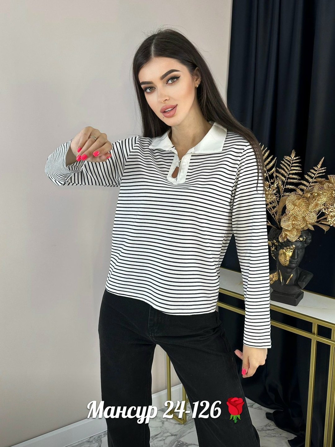 кофта женская,модная кофта,кофта короткая,кофта с воротником,блузка в полоску