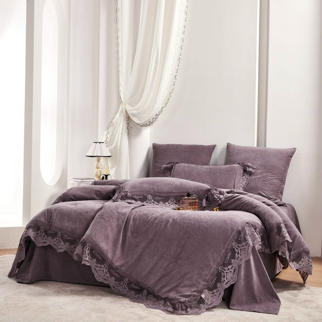 белоснежный евро комплект с одеялом la perla lux satin с кружевом,tivolyo home комплект постельного белья,комплект постельного белья с кружевом la perla,постельное белье blumarine,комплект белого пост