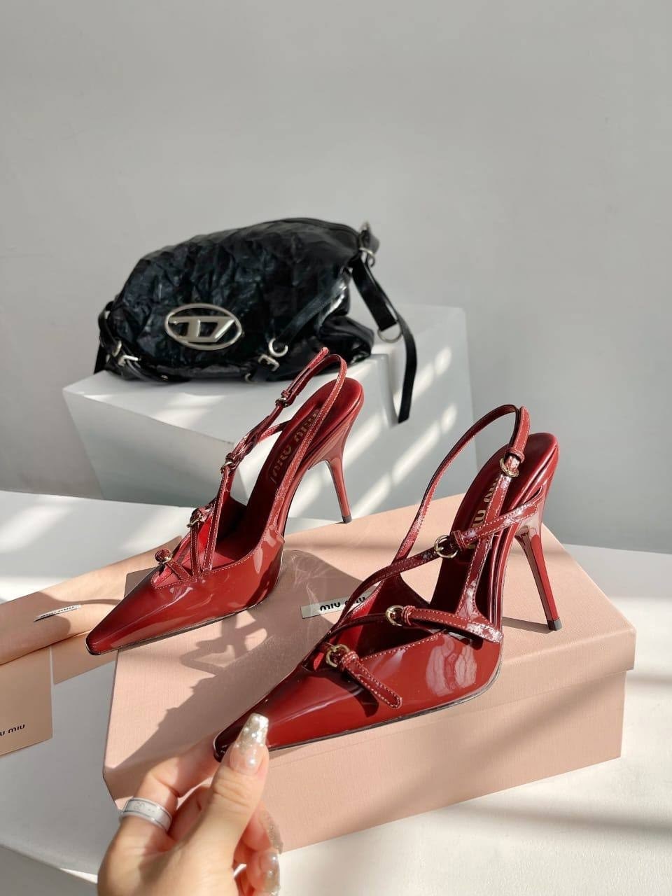 женские туфли лодочки,туфли miu miu,женские босоножки,женская ,бордовые туфли миу miu miu