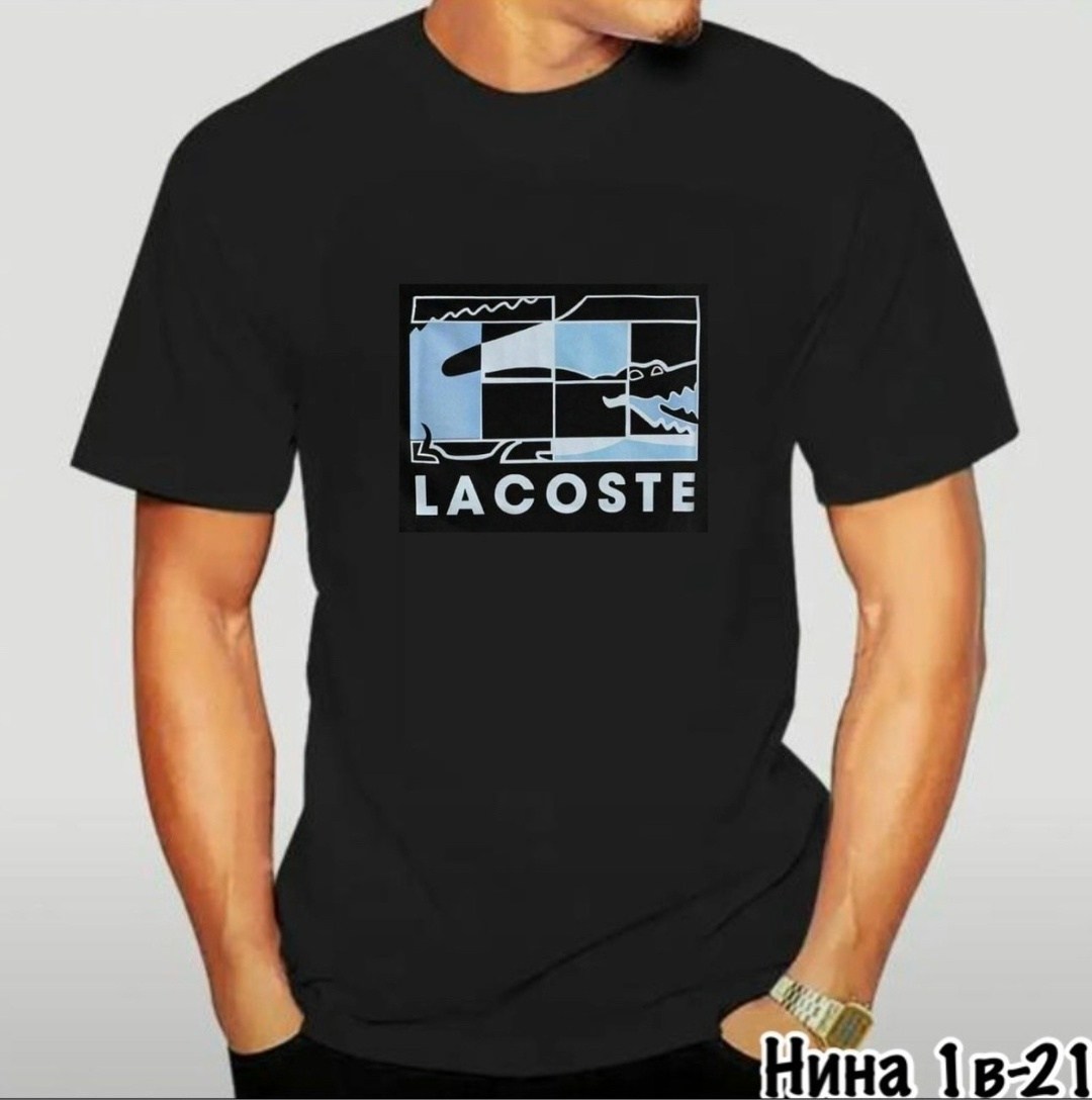 мужская футболка,футболки для мужчин,футболки и майки,футболка lacoste,мужская футболка белая