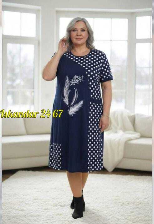 туника домашняя платье больших размеров thor 6868,туника домашняя,женская домашняя туника,туника большие размеров,туника женская