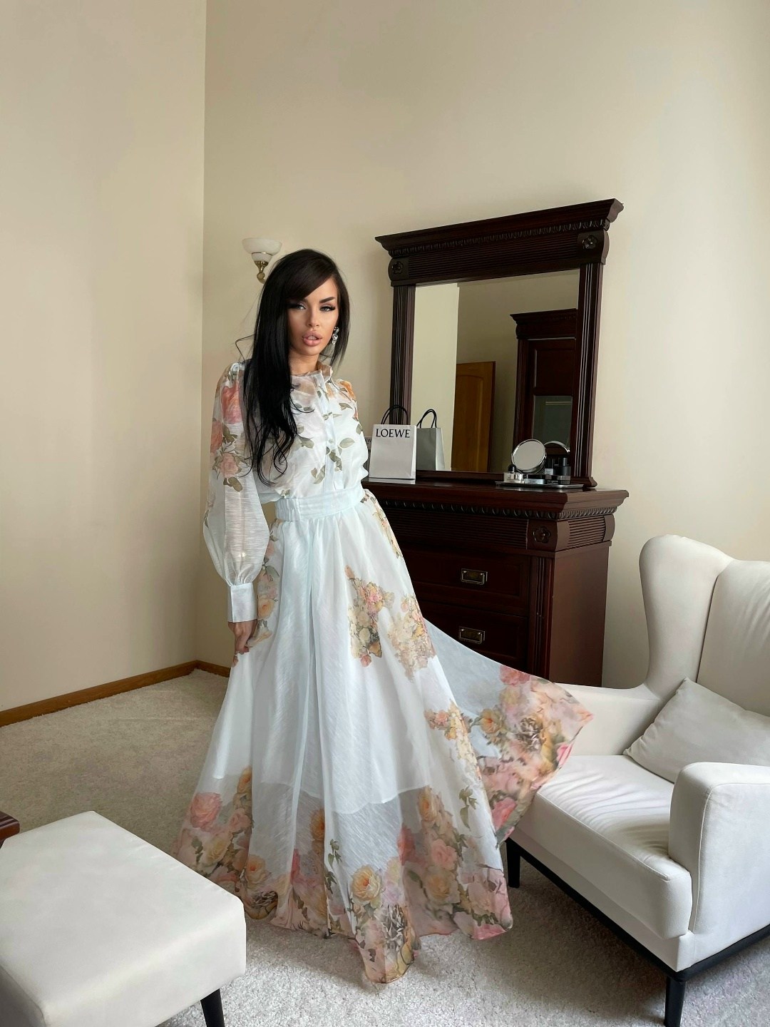 женское платье,платье,длинное платье,шифоновое платье,нежное платье