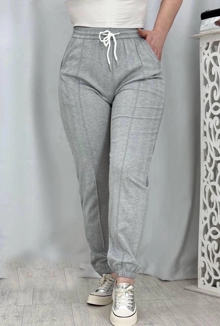 серые штаны женские спортивные свободные,брюки женские серые,брюки спортивные женские джоггеры штаны baomiks,спортивные штаны женские серые,брюки на резинке спортивные