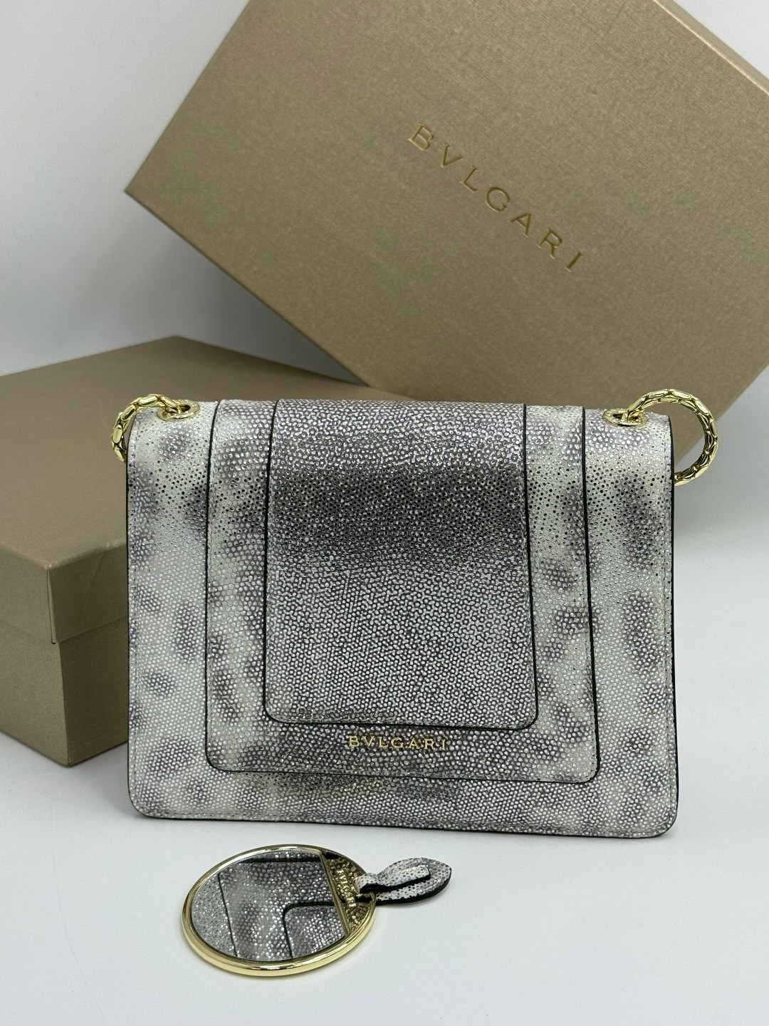 сумка bvlgari,сумка булгари,bvlgari сумка на плечо,сумка женская bvlgari,сумка bvlgari с тиснением под змею