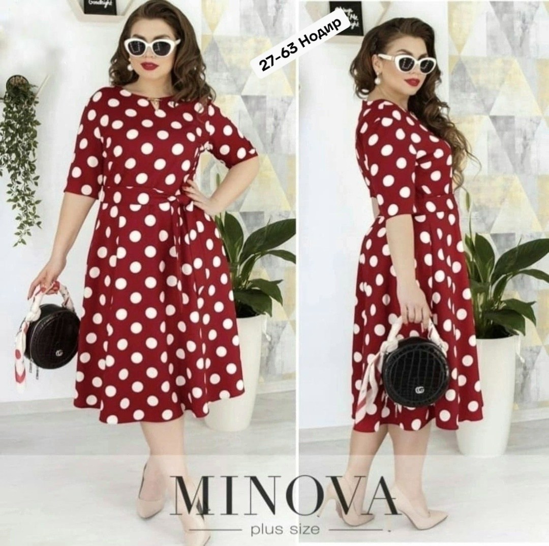 женское платье в горох,платье женское,платье,платье большие размеры,платье женское больших размеров
