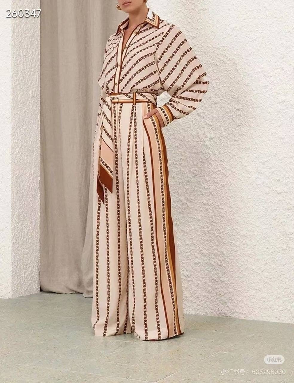 брючный костюм,костюм шелковый,брендовые одежды,костюм с принтом,брендовые вещи