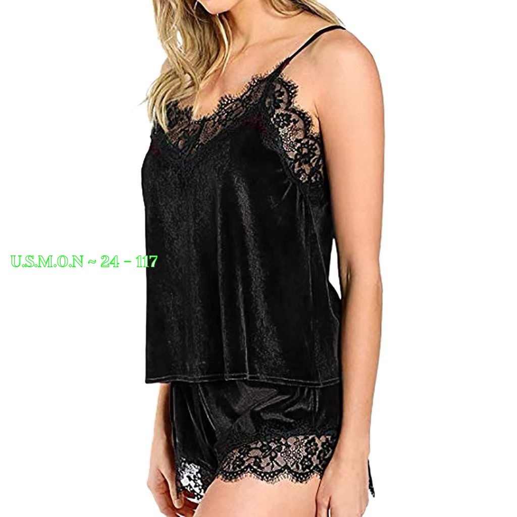 пижама женская кружевная,пижама велюровая женская,одежда для сна женская,пижама женская велюровая с шортами,комплект женской пижамы