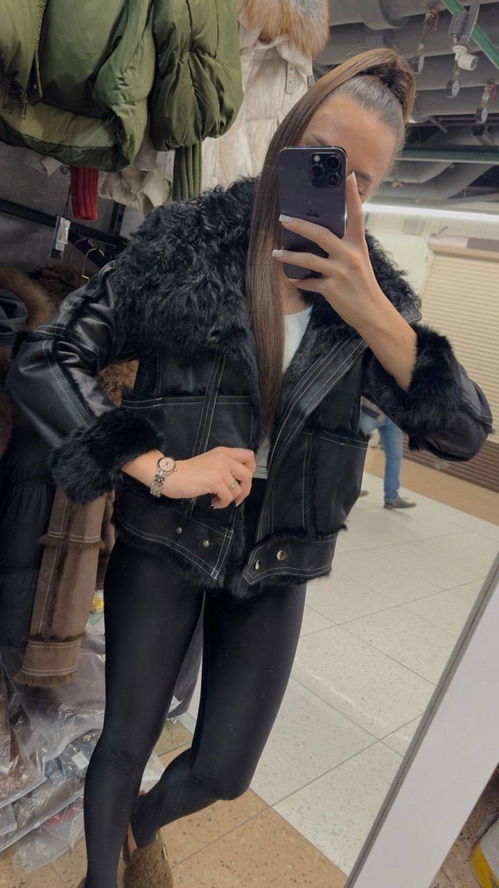 кожаная куртка на меху,vera pelle кожаная куртка,женская кожаная куртка,куртка кожаная с мехом patrizia pepe,меховая куртка