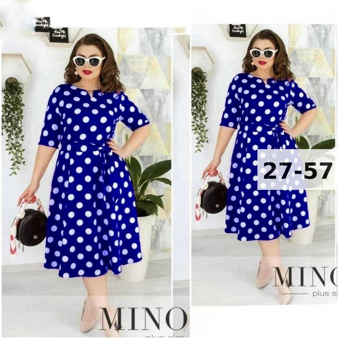 женское платье в горох,платье,платье женское,платье женское больших размеров,женское платье в горошек