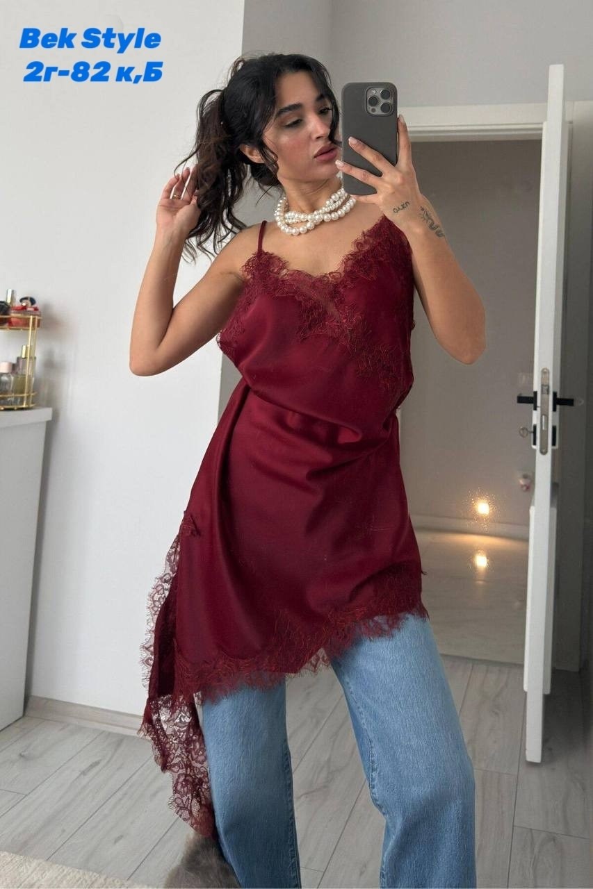 ночная сорочка,шелковая ночнушка,коричневое шелковое платье-комбинация с кружевом,шелковое платье с кружевом