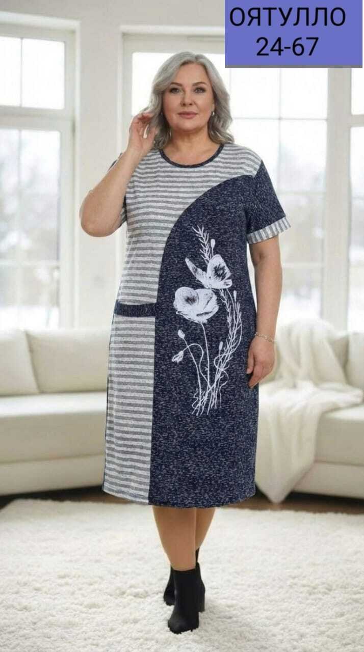 туника домашняя платье больших размеров thor 6868,туника домашняя,женская домашняя туника,туника женская домашняя большие размеры,туника женская