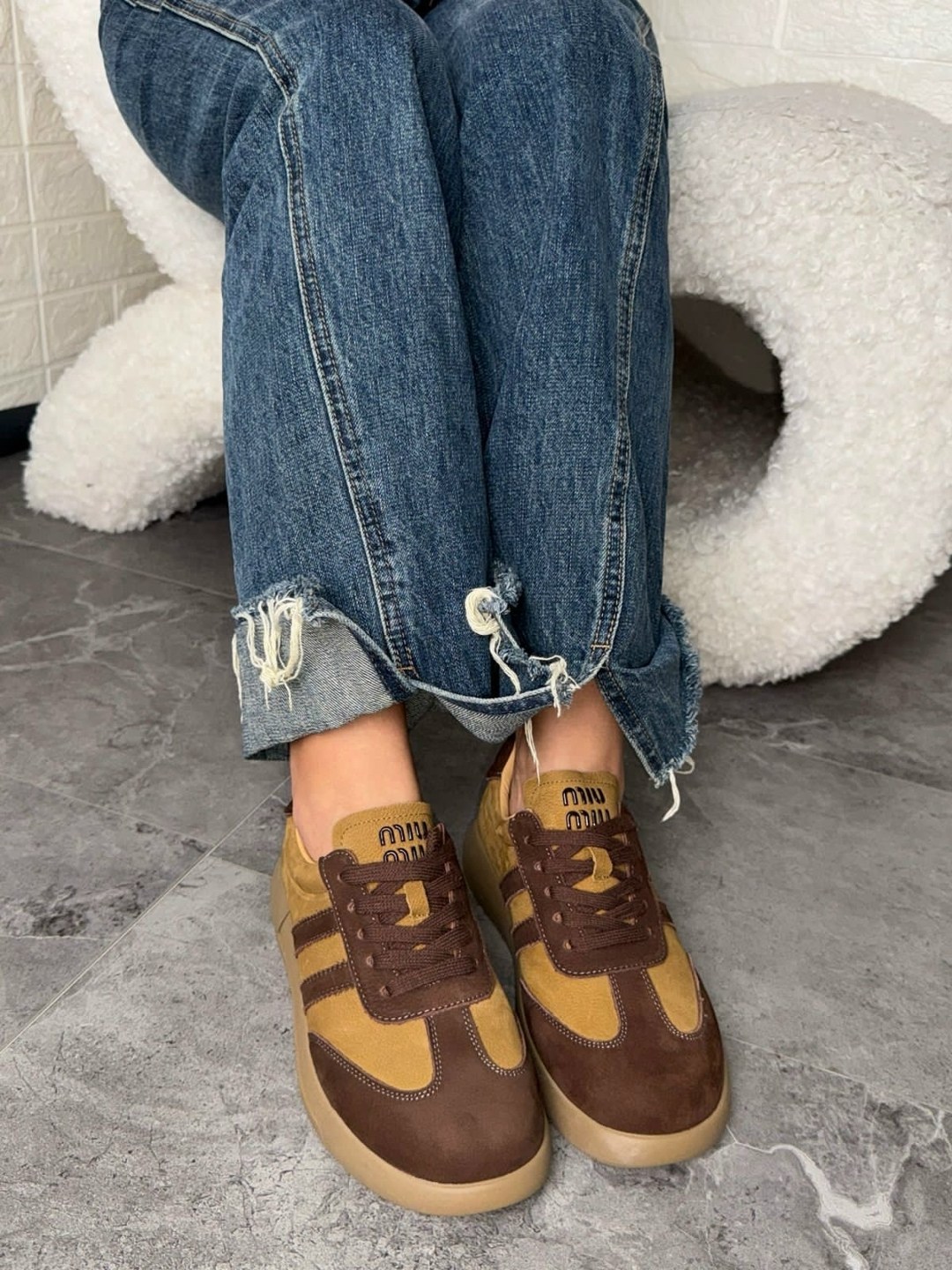 ,кеды miu miu на платформе арт арт. лх1667, женская,кроссовки miu miu,женские кроссовки