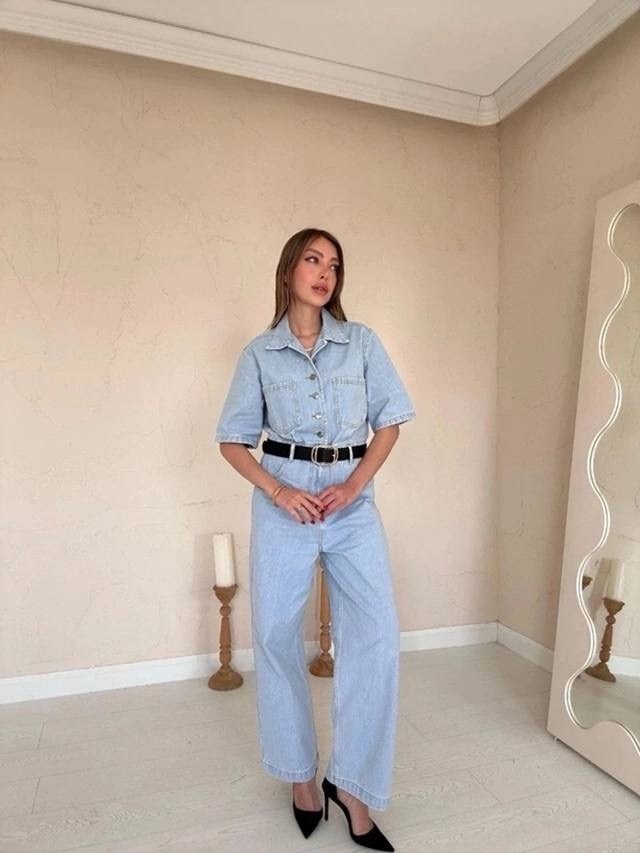 джинсовый женский комбинезон,джинсовый комбинезон,комбинезон джинсовый брючный,джинсовый слитный комбинезон женский,джинсовый комбез