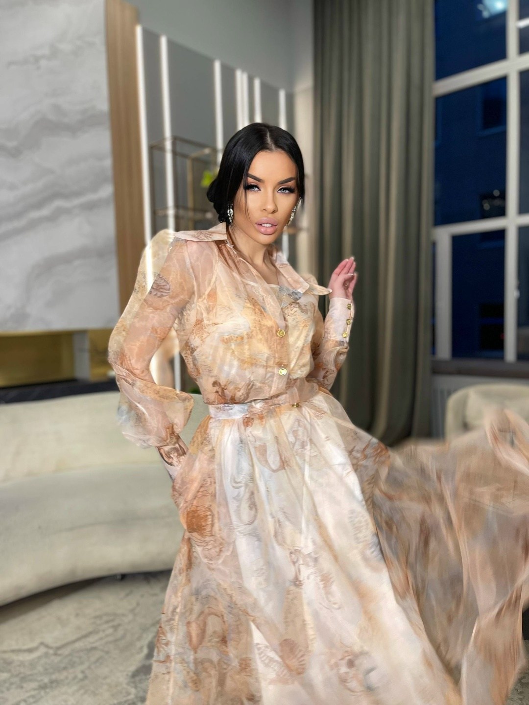 женское платье,платье,длинное платье,шифоновое платье,нежное платье