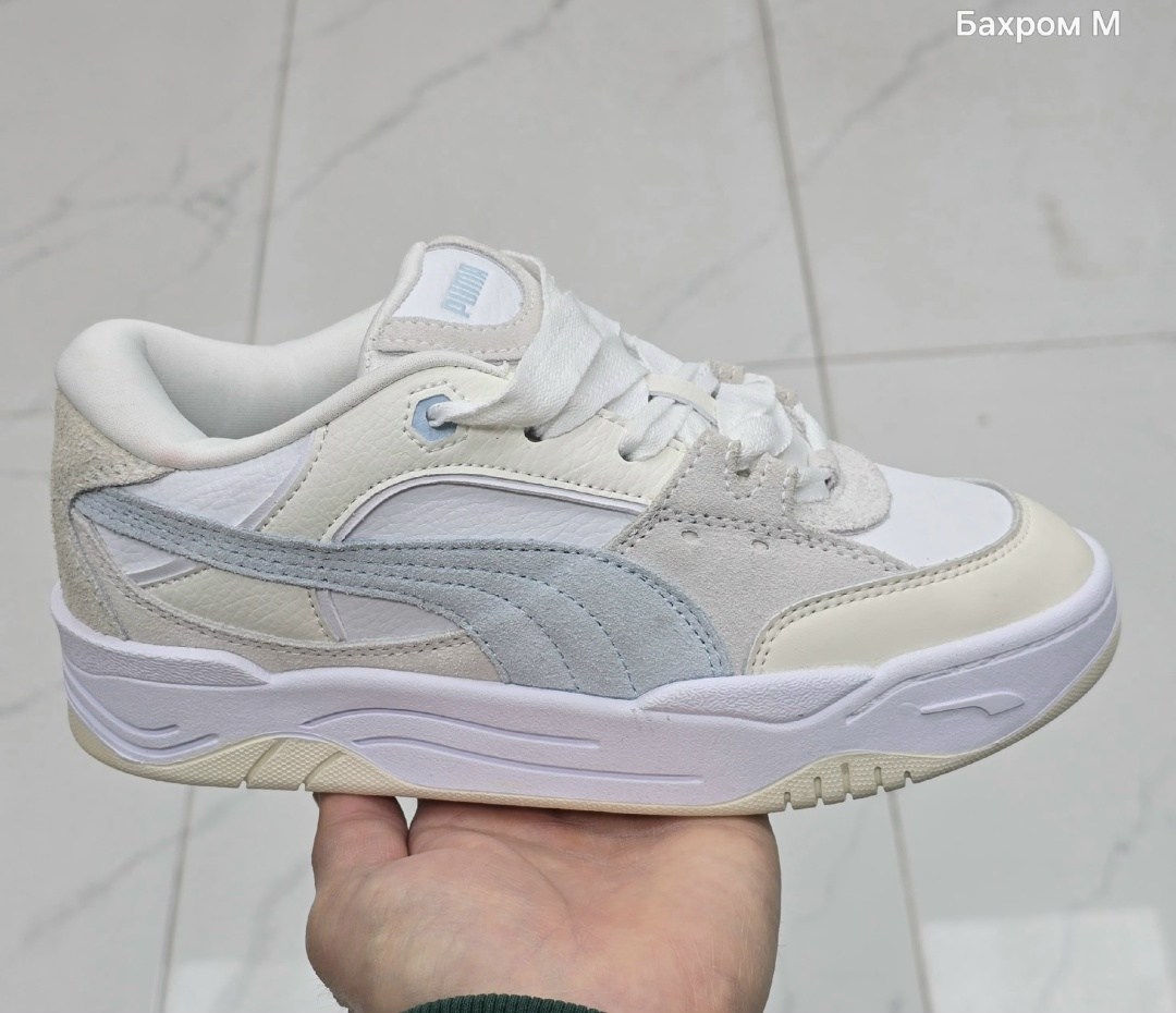 кроссовки puma,кроссовки puma 180,женские кроссовки puma 180,женские кроссовки puma 180 prime бежевого цвета,кроссовки puma 180 prime цвет flat light gray/puma white