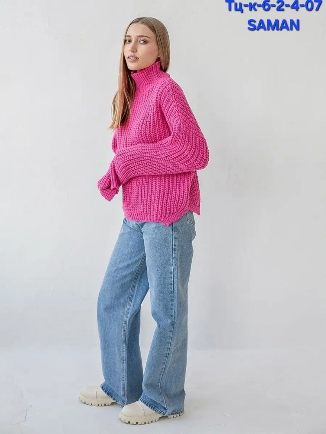 красный длинный свитер,свитер вязаный оверсайз с горлом объемный zamira,красный свитер крупной вязки женский,свитер вязаный оверсайз с горлом объемный,свитер оверсайз