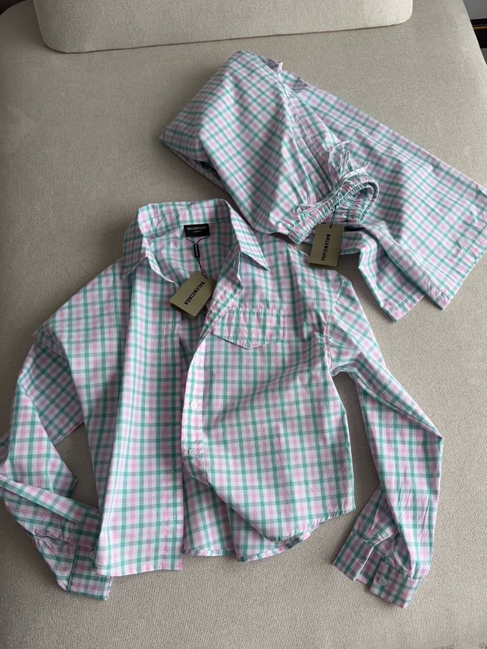 костюм с рубашкой,костюм шорты и рубашка,рубашка женская,женский костюм,женский клетчатый комплект из 2 предметов с шортами