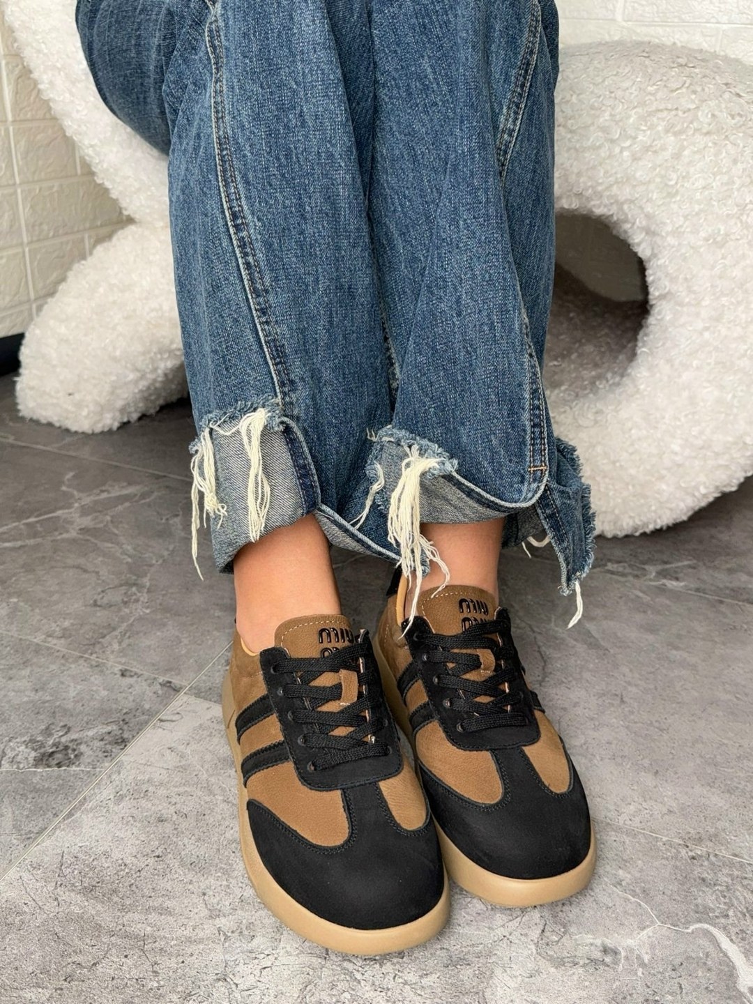 ,кеды miu miu на платформе арт арт. лх1667, женская,кроссовки miu miu,женские кроссовки