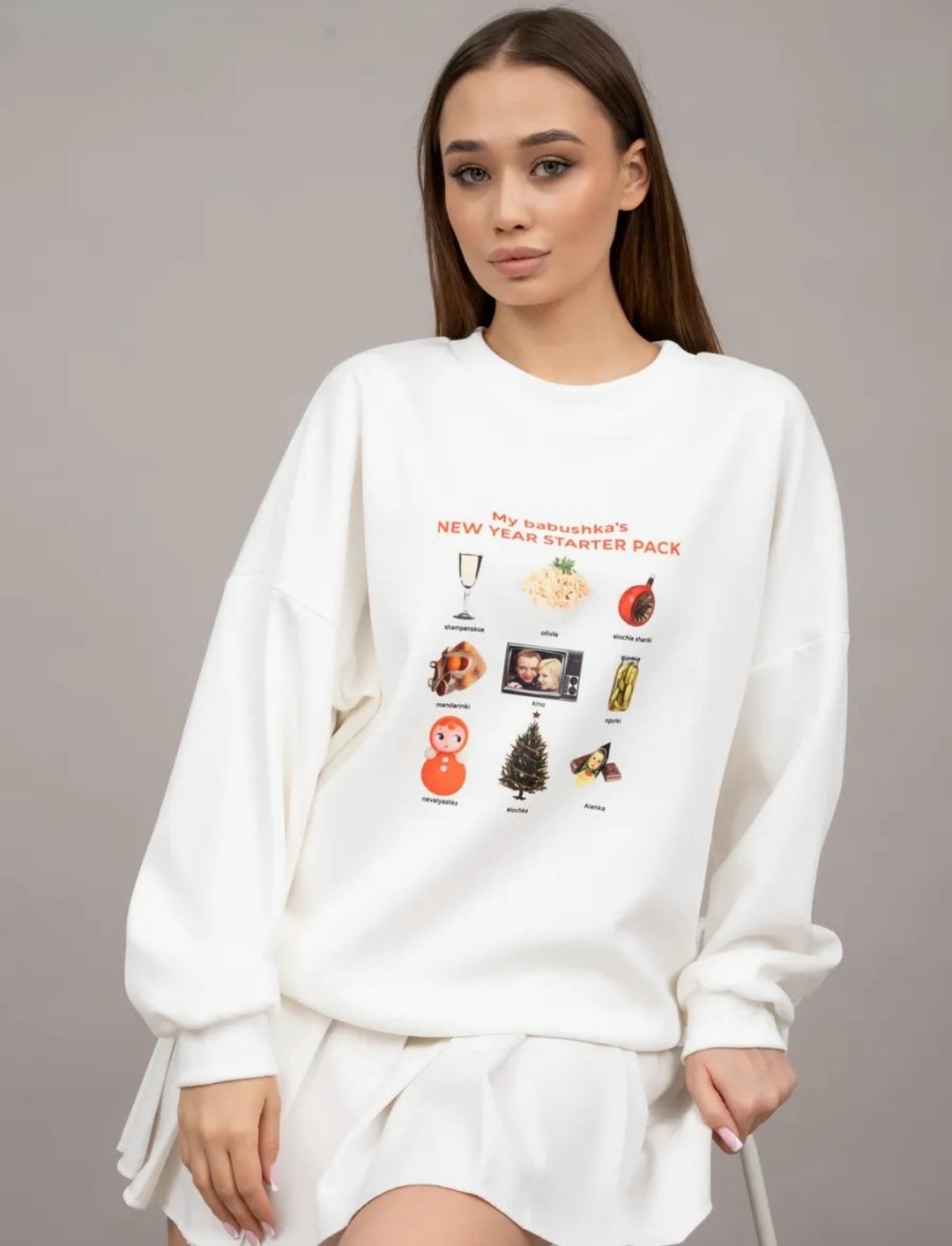 свитшот женский оверсайз,свитшот женский "russian girl",женские толстовки и свитшоты,свитшот женский,женский свитшот с принтом