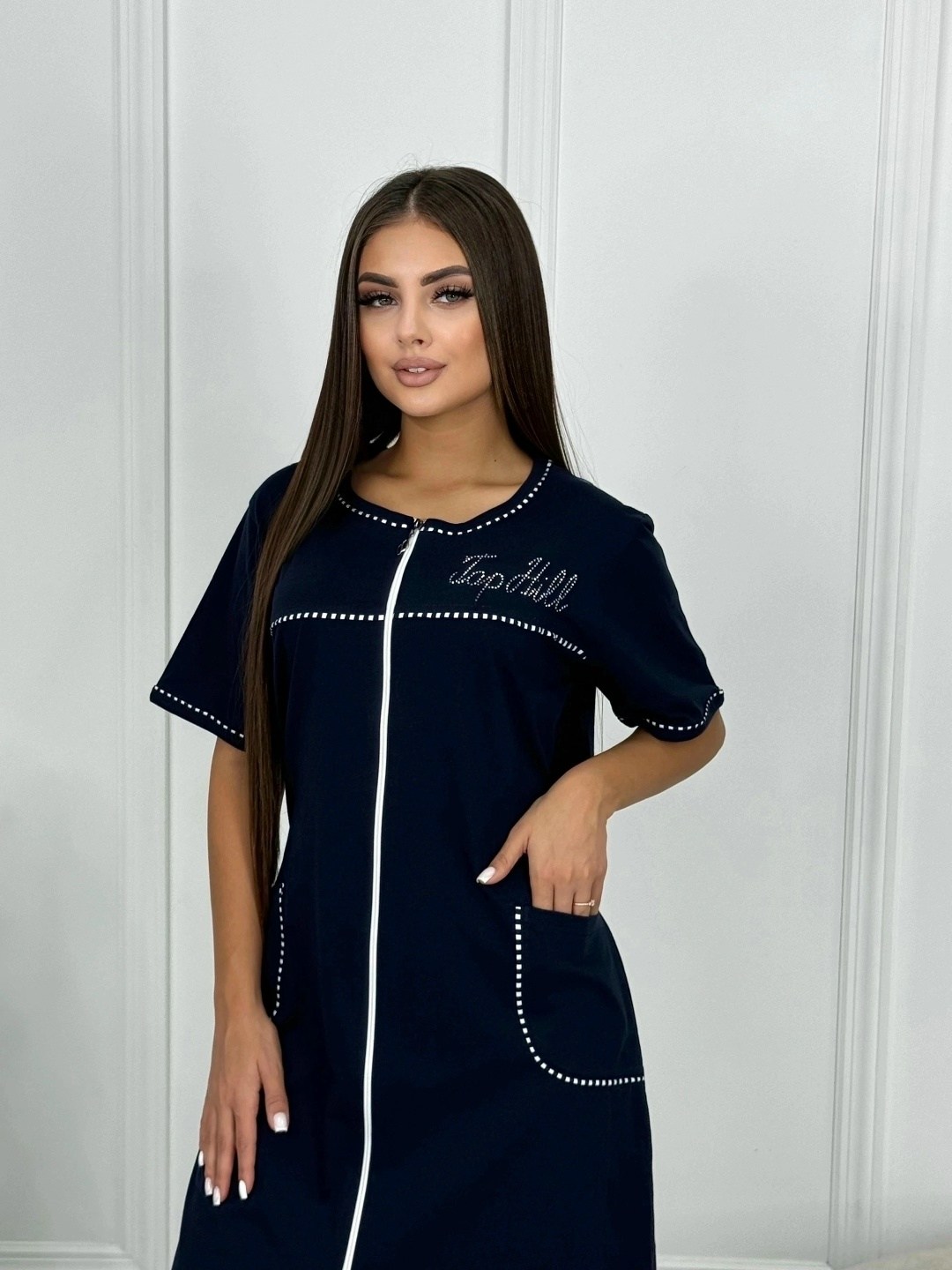 халат женский домашний на молнии,халат женский,халат женский домашний,халат женский на молнии,халат домашние