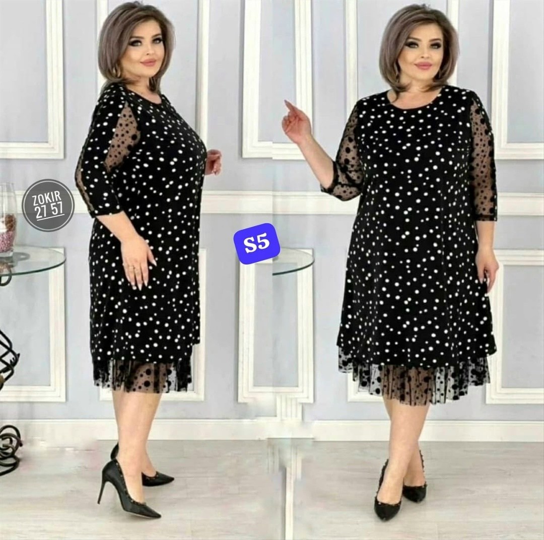 вечернее платье больших размеров нарядное в горошек saliya brand,платье больших размеров в горошек,платье женское праздничное больших размеров,платье вечернее больших размеров нарядное в горошек,плать