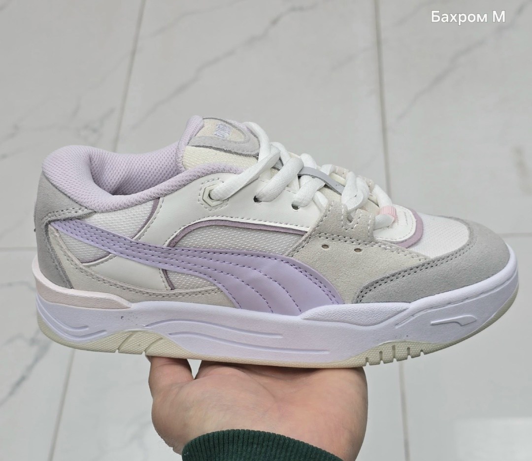 кроссовки puma,кроссовки puma 180,женские кроссовки puma 180,женские кроссовки puma 180 prime бежевого цвета,кроссовки puma 180 prime цвет flat light gray/puma white