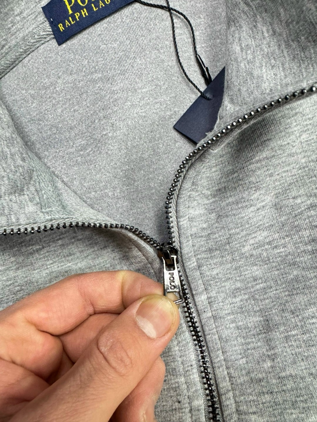 джемпер polo ralph lauren vintage fleece quarter zip sweat,мужской серый свитер от polo ralph lauren,кофта мужская,кофта поло,толстовка свитер