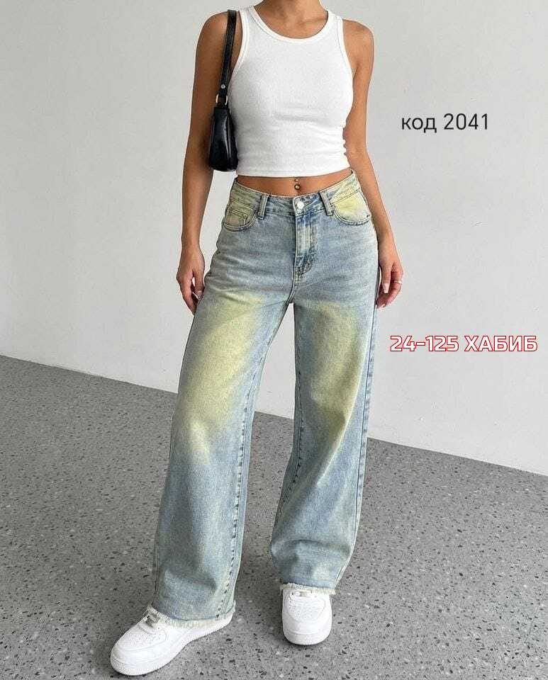 джинсы прямые стрейч с высокой посадкой трубы barbie clothes 308665641,женские джинсы,женские джинсы широкие,джинсы широкие,джинсы прямые стрейч с высокой посадкой трубы barbie clothes