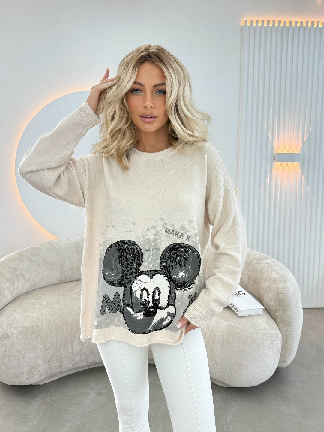 кофта варенка оверсайз с принтом микки маусом,свитшот оверсайз с принтом "микки маус",кофта варенка оверсайз с принтом микки маусом длина 83см,свитшот оверсайз с принтом "микки маус" deltafamily 25302
