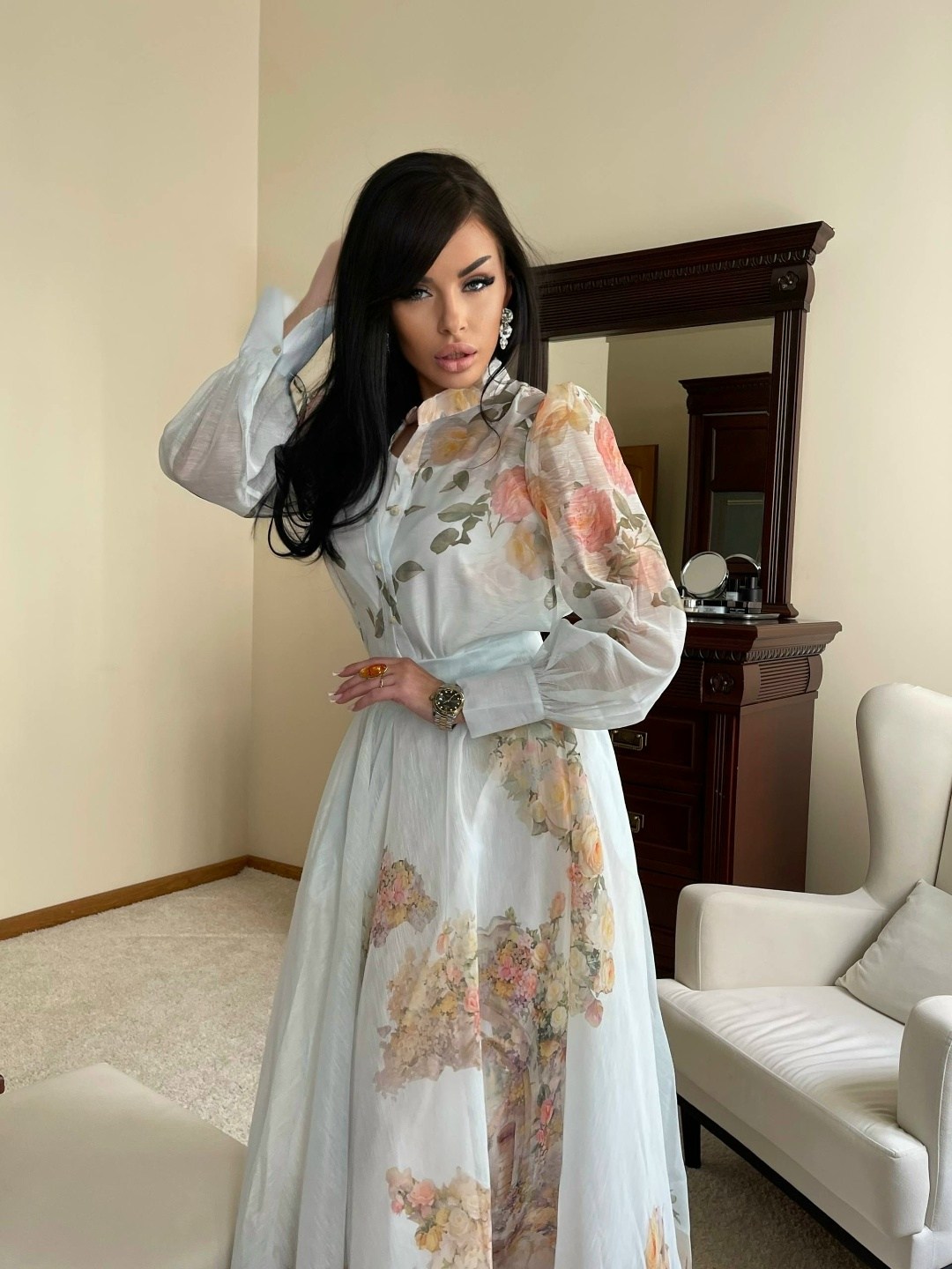 женское платье,платье,длинное платье,шифоновое платье,нежное платье