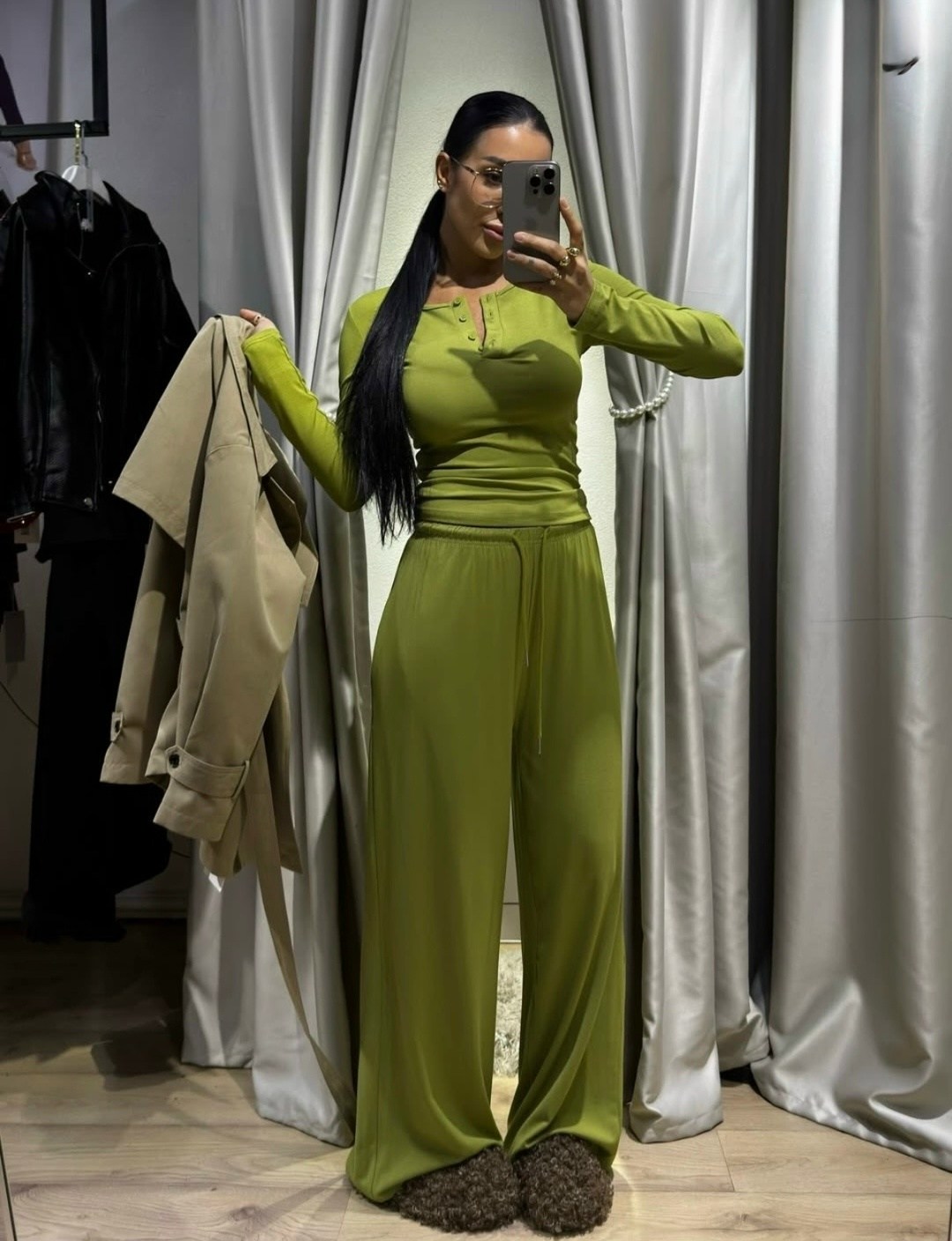 костюм dilanavip 2065 красный,трикотажные костюмы,женский костюм,костюм с брюками палаццо,костюм женский брючный