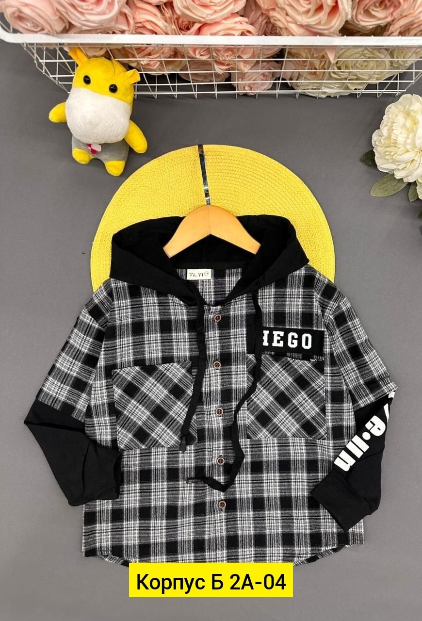 рубашка в клетку с капюшоном,рубашка для мальчика,рубашка детская,рубашка с капюшоном,рубашка в клетку для мальчика