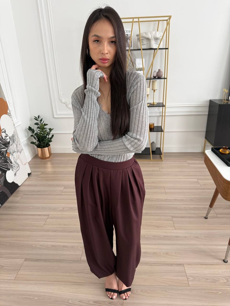 кофта женская,модные свитера,серый кардиган,свитера женские,серый практичный вязаный джемпер