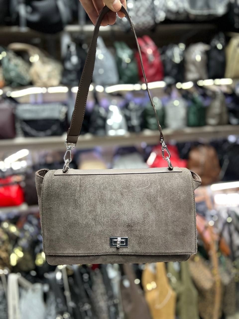 замшевая сумка,сумка,женская замшевая сумка,сумка женская,afina сумка сэтчел на плечо натуральная замша