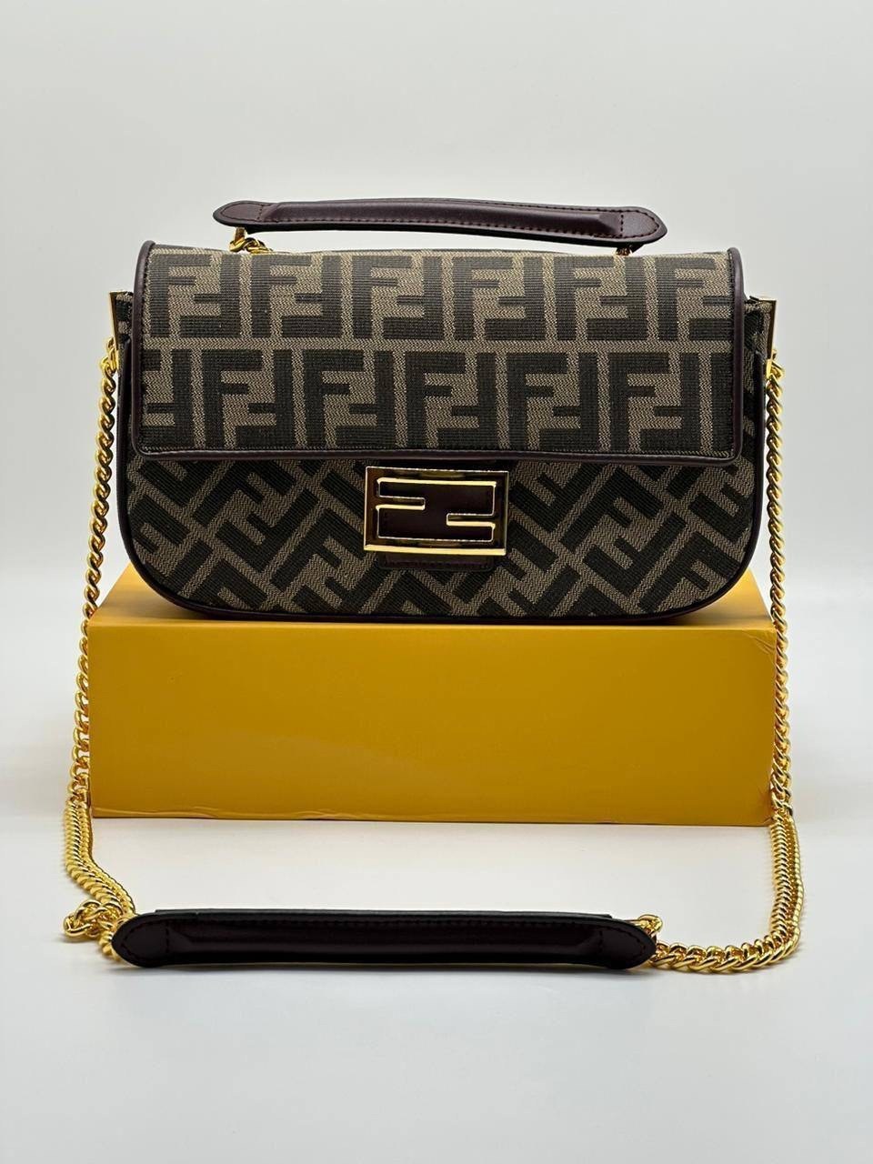 сумка fendi,женская сумка fendi,fendi сумка на плечо,сумка фенди,fendi сумка багет