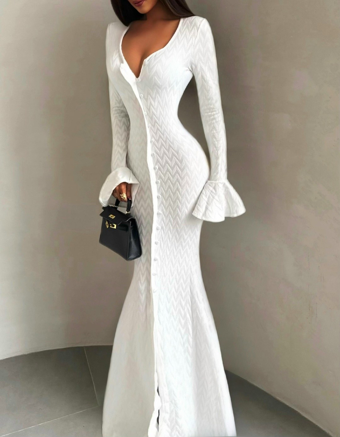 женские длинные платья,стильное платье,длинное платье,платье в стиле,вязаное платье