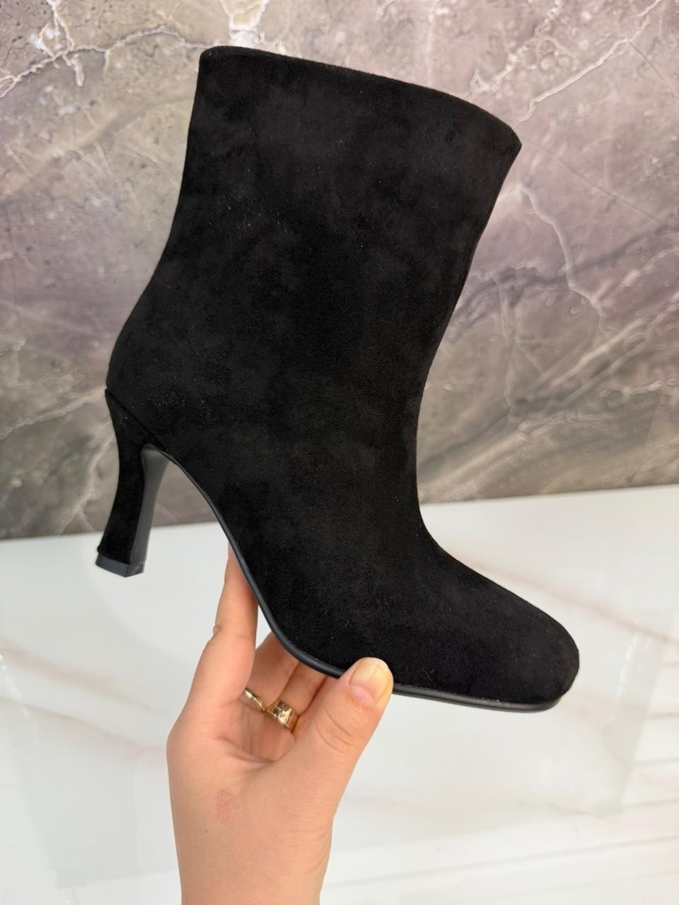 ботильоны женские,,замшевые ботильоны,бежевые ботильоны,женские ботильоны из искусственной замши